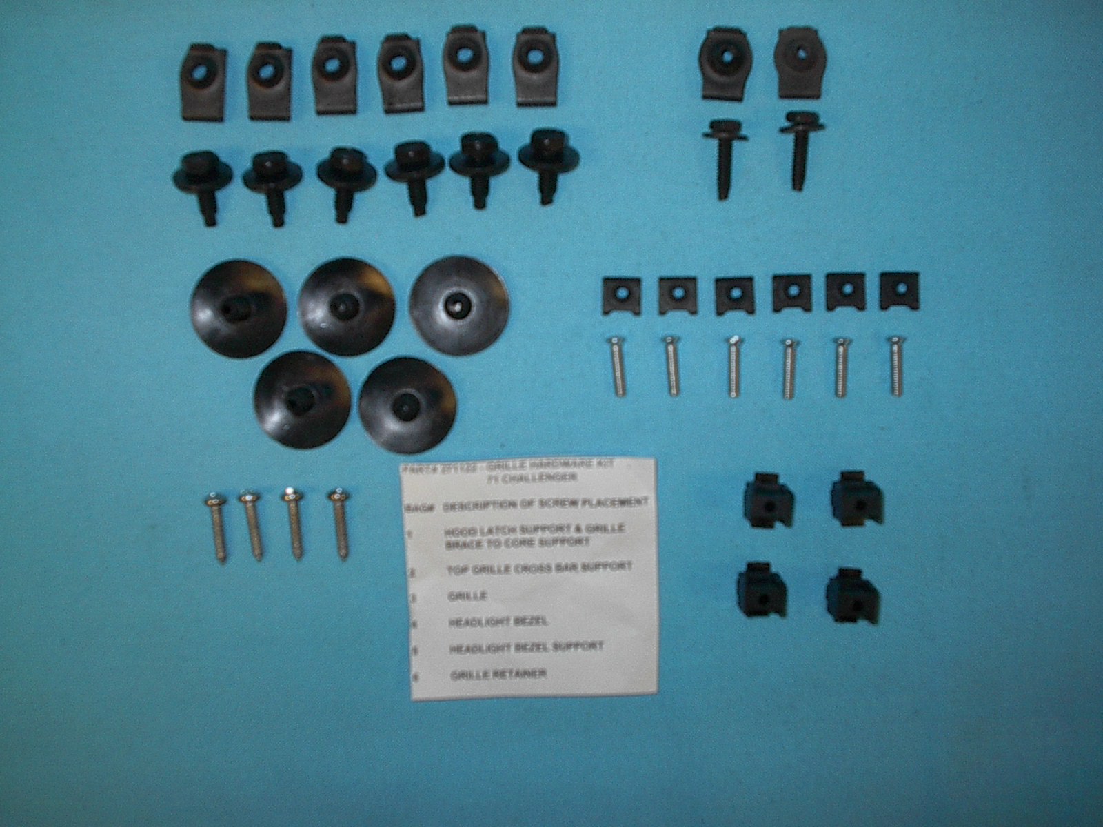 Grill Mounting Hardware Kit - 41 pcs