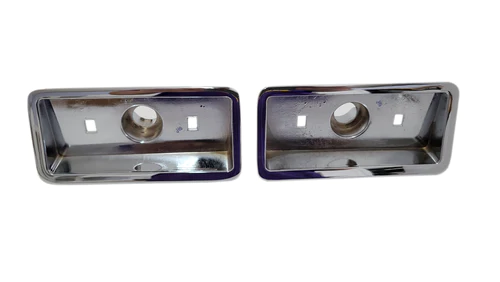 Rear Side Marker Bezels (Chrome) - PLYMOUTHS - discount exempt