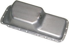 Oil pan with drain plug and gasket.  440 and 426 Hemi 6 quart oil pan with correct internal baffles as original.