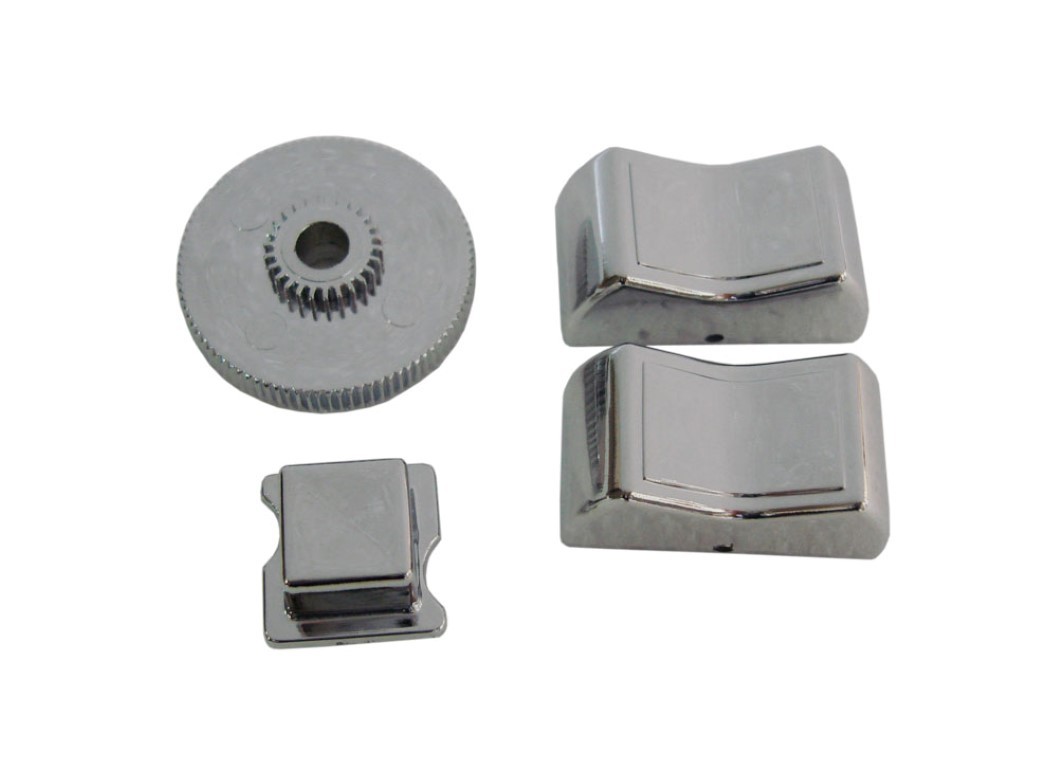 Rallye Dash Chrome Bezel kit - 2 toggle, 1 round dimmer, and 1 square washer squirter (not for Charger) - Discount exempt
