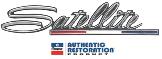 Satellite - Fender emblem - with tri-colored reliefs
