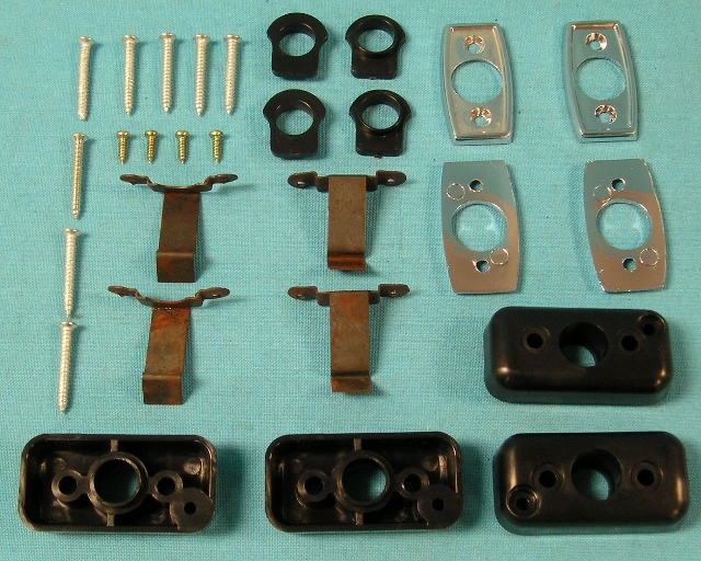 Bucket Seat Headrest mounting kit(20 piece kit) - enough for both seats.