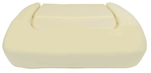 Seat Bottom Cushion - Bottom Cushion Only. (each)

This foam works for:  1970 Cuda Vinyl Style, 1970 Roadruner, Sport Satellite, GTX Cloth Style, 1970 Barracuda Gran Coupe Vinyl, 1970-71 Duster Vinyl, 1971 Demon and Challenger Cloth Style.
...For High back bucket seats.