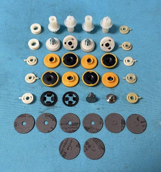 Door window hardware kit (24 piece) - does both doors.