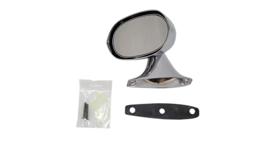 Side view mirror - Drivers Side - Ralley - NON Remote - Chrome version (discount exempt)