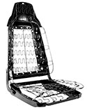 Complete Seat Frame - Passenger side - discount exempt