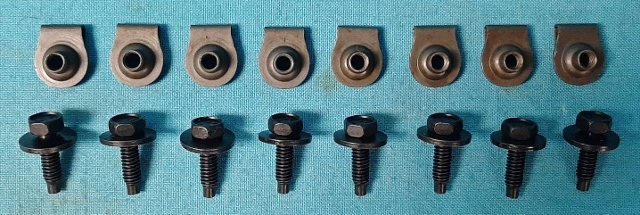 Front Valance hardware set (16 pcs)