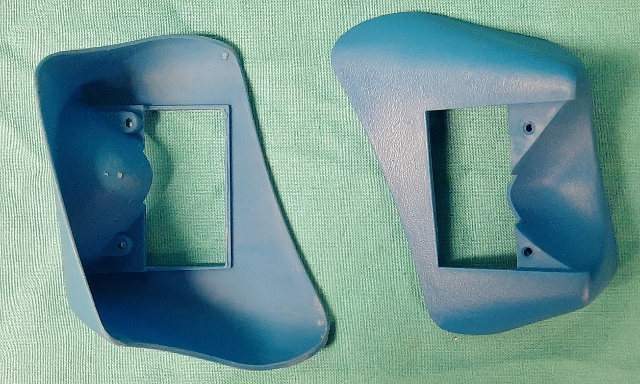 Rear Seat Lift Bar Latch Covers - Bright Blue (Discount Exempt)