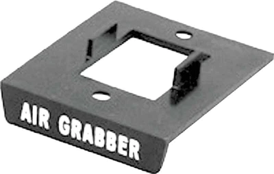 Air Grabber Switch Plate - "Air Grabber" in white on black plastic plate for dash.