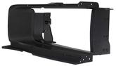 Grill extension bezel with brackets - black - passenger side