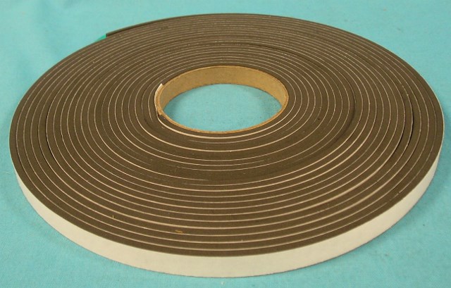 Peel Bak Adhesive Spong - 1/2" Width, 5/32" thickness - sold by the foot.