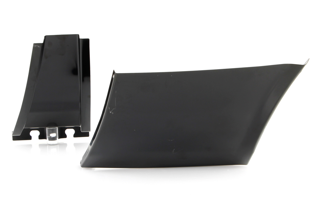Passenger side fender patch panel - rear lower dogleg - includes rear inner brace on backside of patch - not like other patch listed in this section