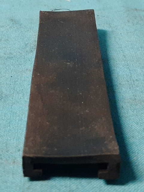 Leaf Spring Clamp / Strap - rubber - size is 5" length by 1-1/4" width.