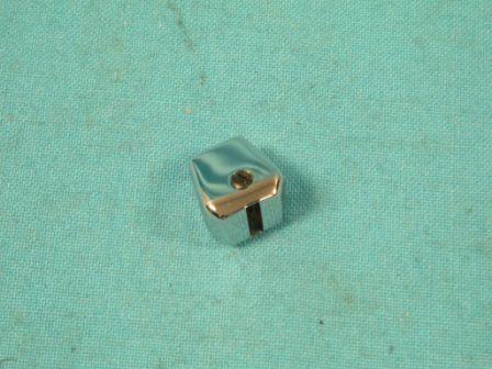Chrome Seat "nut" (each) For MANY applications.  Used also for Dash control knobs for 68-72 A-body with Rallye dash