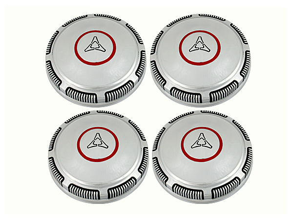 Dodge Stainless Steel Dog Dish Hubcaps (set of 4) - Discount Exempt