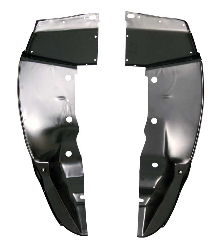 Inner Front Fender Splash Shields - Pair - PLYMOUTHS ONLY. - discount exempt.  Higher quality reproductions than AS-26342L/R