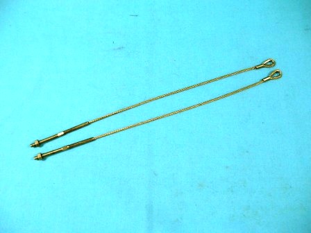 Rear Guide Cables (pair) -  (Rear Bow Adjuster Cables) mount to frame at back.