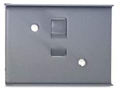 Hood Bumper Reinforcement Plates.  Note - 1970 Coronet uses (3) pieces, two for bumpers and one for the hood latch spring).