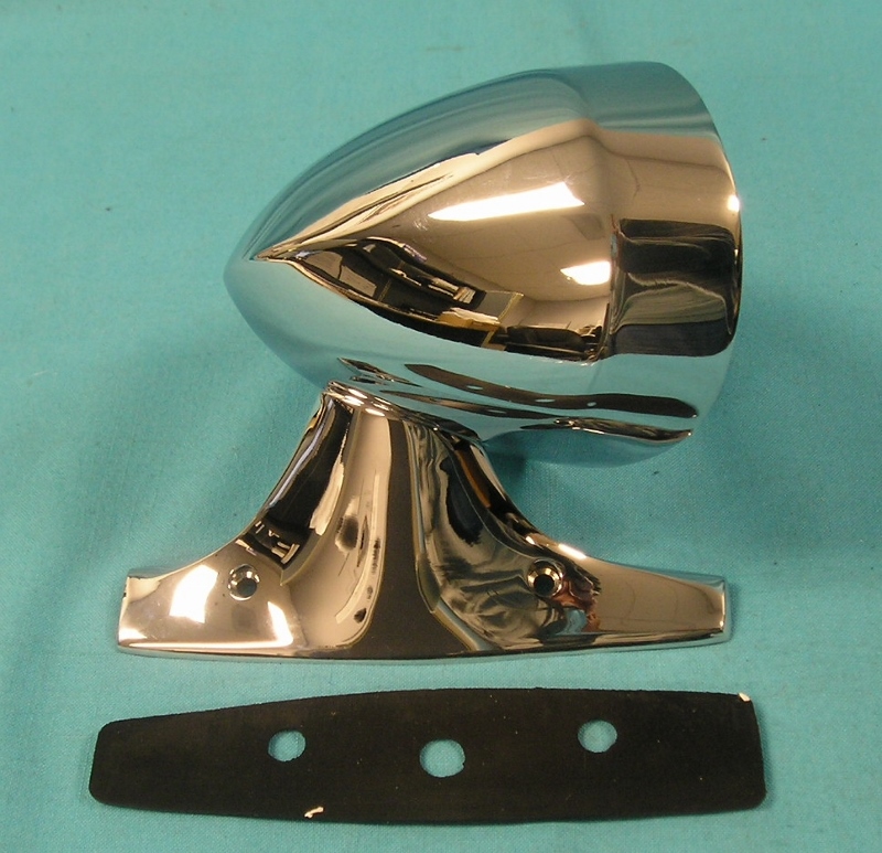 Ralley Side View mirror - Drivers side - NON Remote - Chrome (discount exempt)
