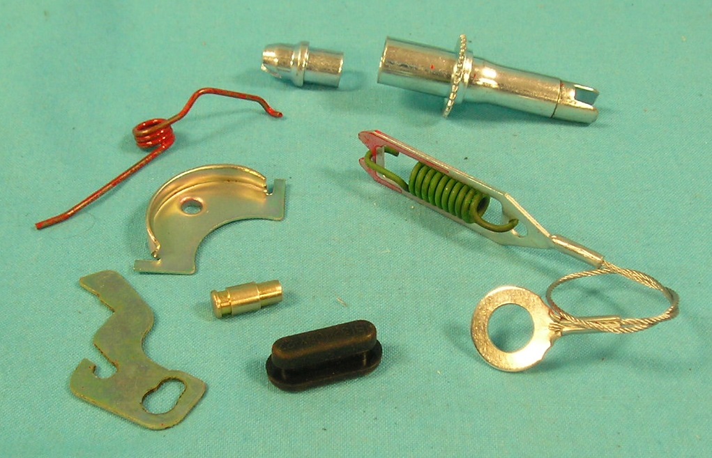 Self Adjusting hardware kit - For 10" rear passenger side.  Does either 7-1/4 or 8-3/4 rear end.