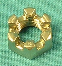 Castle Nut - 7/16-20 nut 11/16 AF (.37 TK) each