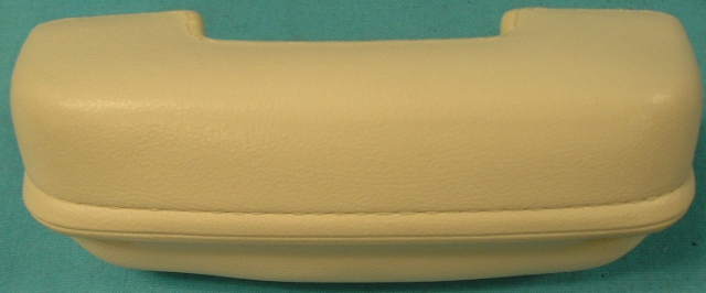 Front Armrest Pad - Any stock Color (made to order) (each)..choose from: White #200, Dark Green # 444 (1972-73)