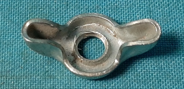 5/16" Wing nut found on all single barrel air cleaners.  Mostly Slant-six Single Barrel vehicles.