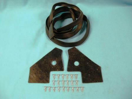 Rear splash shield seals - 4 piece set - behind front wheel.