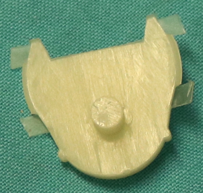 Nylon Molding Fastener - Body Side mldg clip with plug.  Application are many - so far we verified:
1964 Polara Side trim mldg
1965 Dart side trim
1964 Valiant Signet body side trim