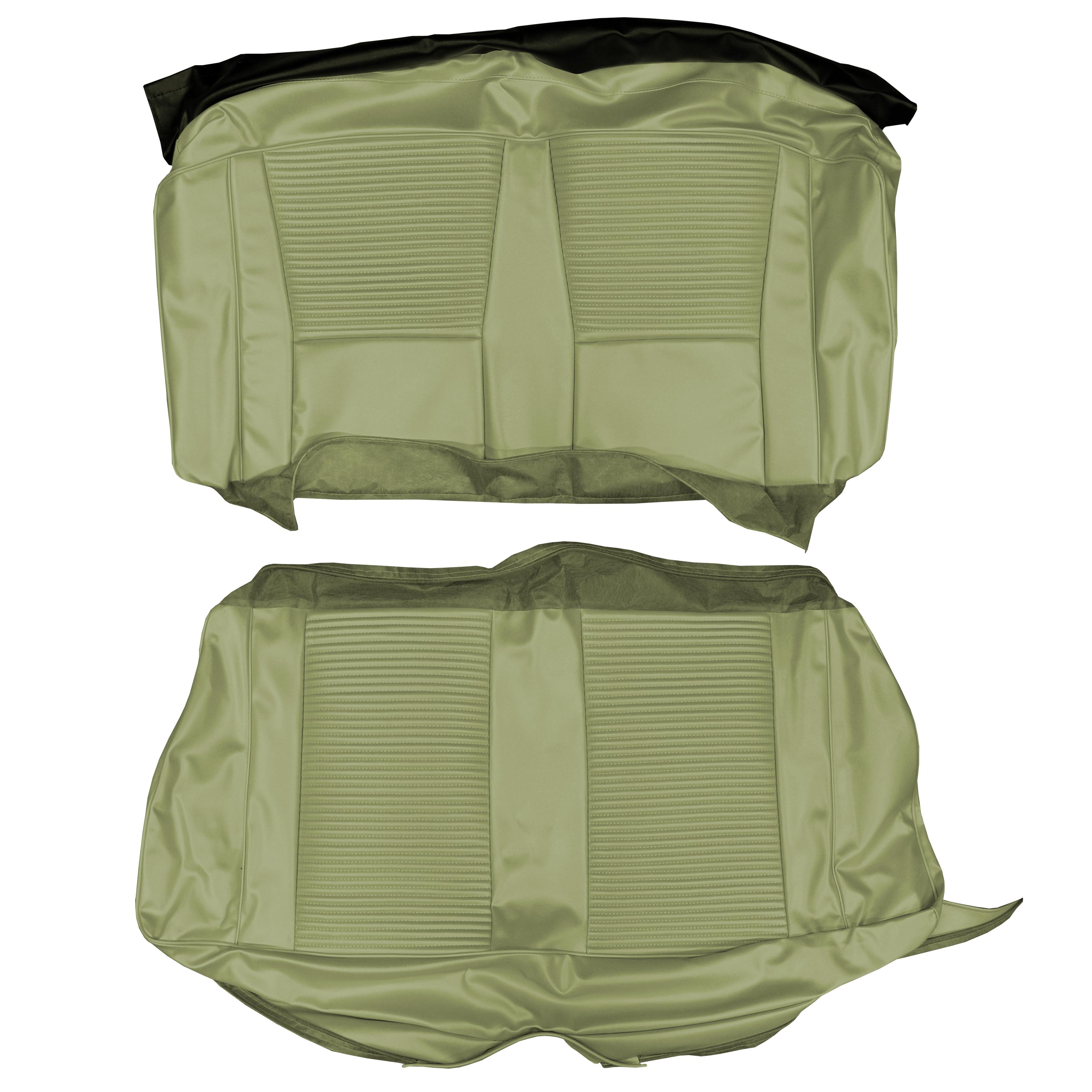 Seat Upholstry - Rear Bench - convertible.  Dakota Grain inserts and skirts.