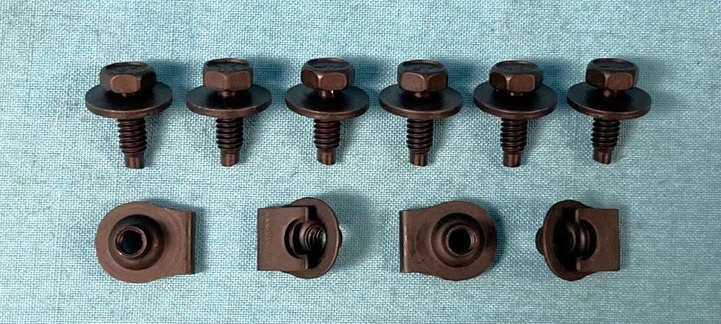 Rear Valance bolt set - PLYMOUTHS