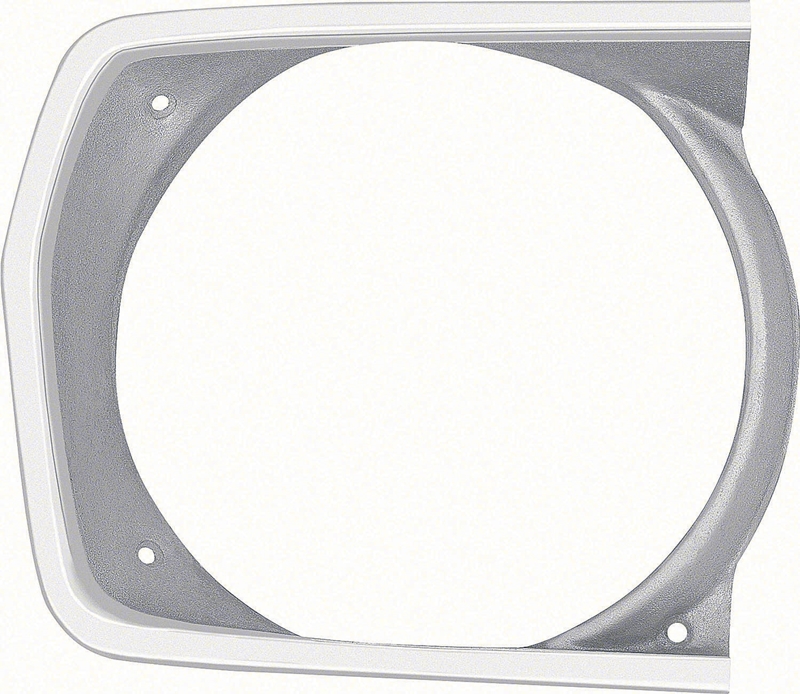 Headlight Bezel - Argent Silver - Pair.  For Sharktooth Grills. - Discount exempt