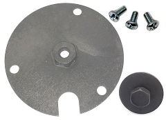 Horn Pad Retainer Kit - For  3-spike plastic steering wheels, w/o simulated Wood steering wheel, Tuff Wheel, or full horn ring