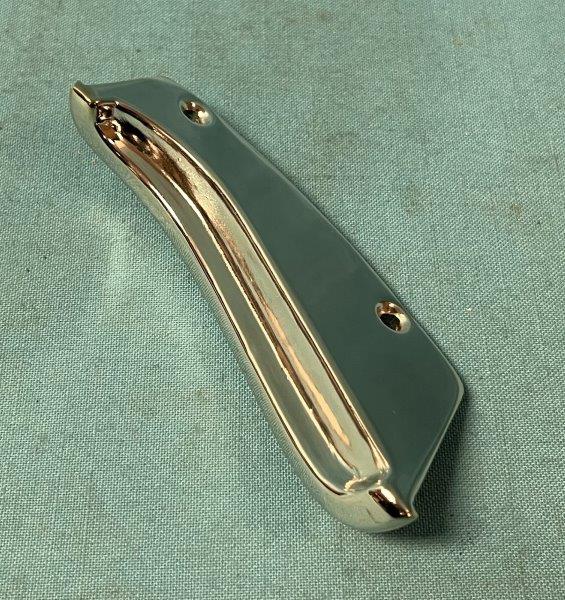Inner Trim mldg - Drivers side - Attaches to the inner edge of taillight housing - in chrome for standard Barracuda's. Since we are not sure the proper silver paint color, we are leaving them in chrome so you can decide on what color to paint them.  Made in the USA and fit properly.