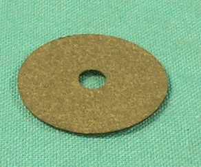 Flat round Fiberous Wafer Washer / Spacer - Found in quarter window hardware.(see picture)