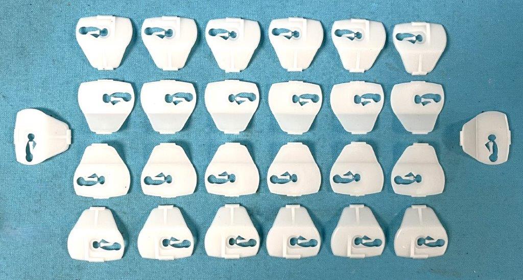 Side Molding Clip kit - Coronet 440 model (Peg style)