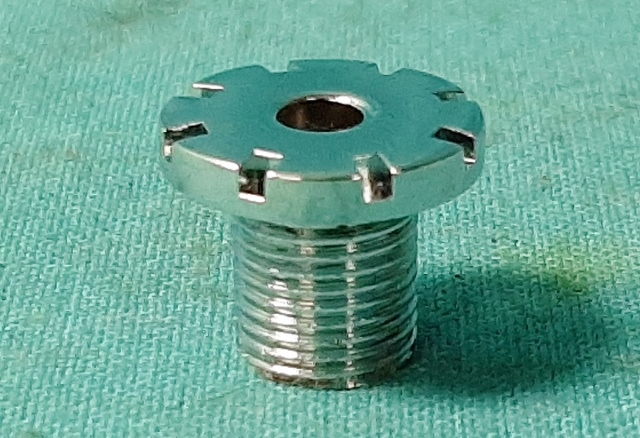 Headlight switch / Windshield Wiper Switch -  round chrome fastener to dash (PLYMOUTHS)