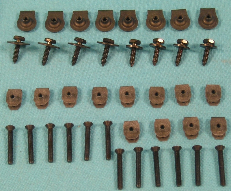 Grill mounting Hardware Kit (Belvedere / GTX) as well.  (40 piece kit)
