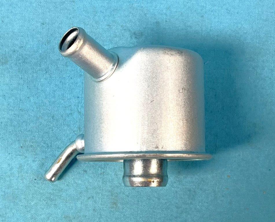 Oil Breather cap - with 2 hose outlets, unpainted.