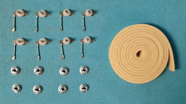 Trunk molding Hardware Kit