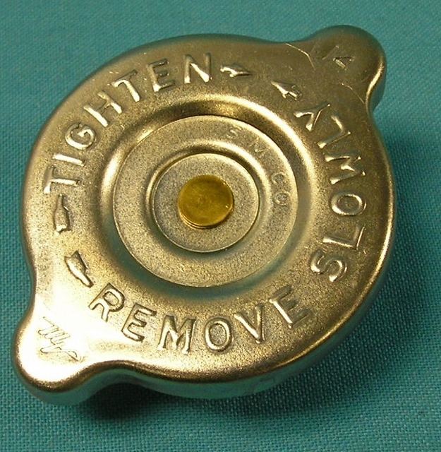 Radiator Cap - 14 lb - OEM with correct stampings. (discount exempt)