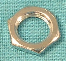 Hex nut - 7/16-28 Hx nut., .12" TK, Zinc (each)