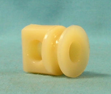 Quarter window Slide (fastback only) - 2 per car needed.  This slide quides the window as it slides up and down on a 1/2 moon shaped rod. (each)