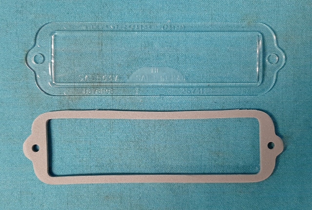 License Plate Lens - clear lens only.  - discount exempt
