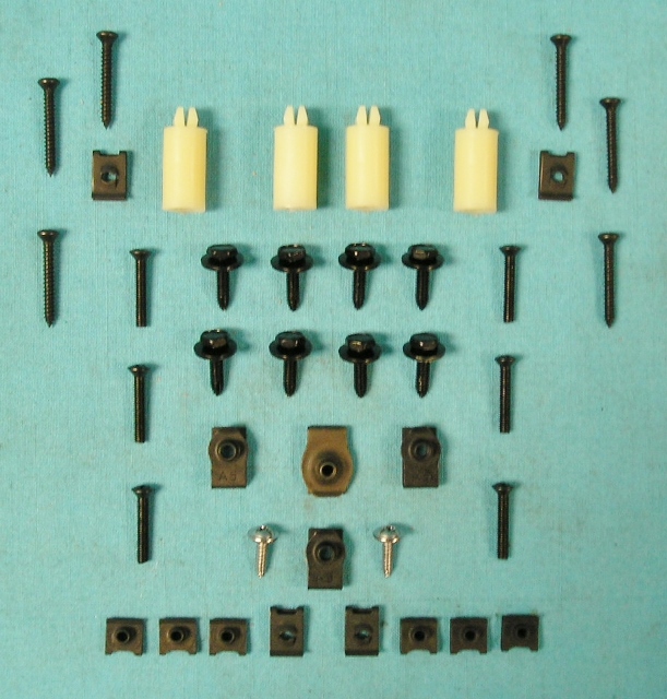 Grill Mounting Hardware kit - PLYMOUTHS (Excludes GTX Satellite)