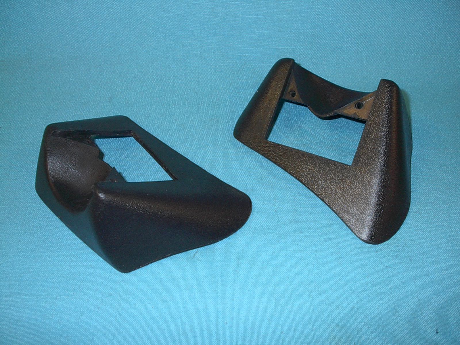 Rear Seat Lift Bar Latch covers - Black (Discount Exempt)