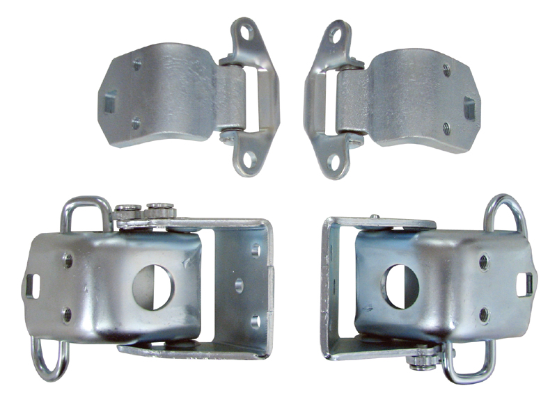 Door Hinges - Complete set (all 4 pieces - lower and uppers)