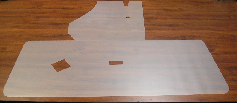 Door panel water shield / thermal barrier - Mylar - 2dr hardtop (4 piece)