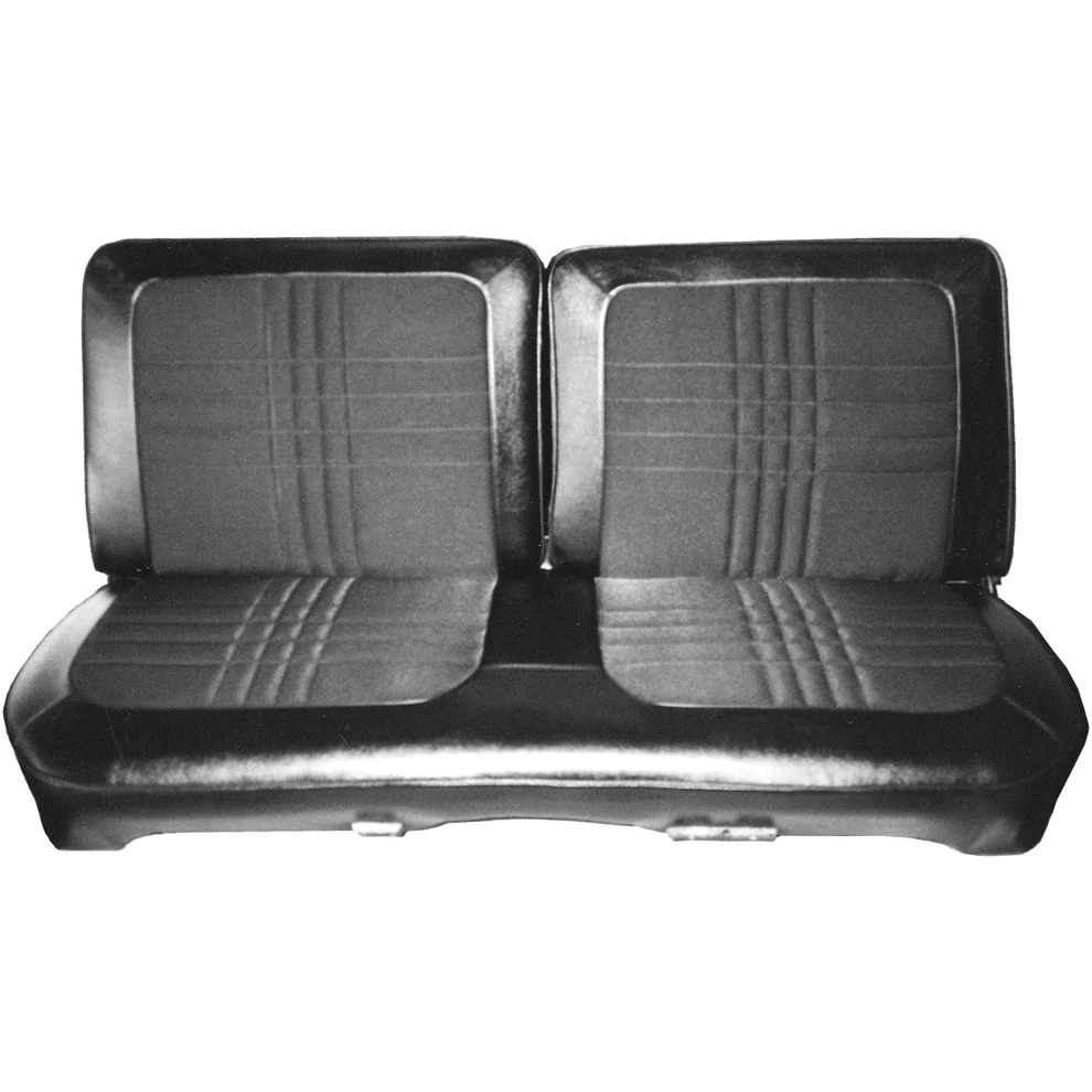 Front Split Bench - 2dr hardtop - Cloth Style – Cloth inserts with Coachman grain skirts