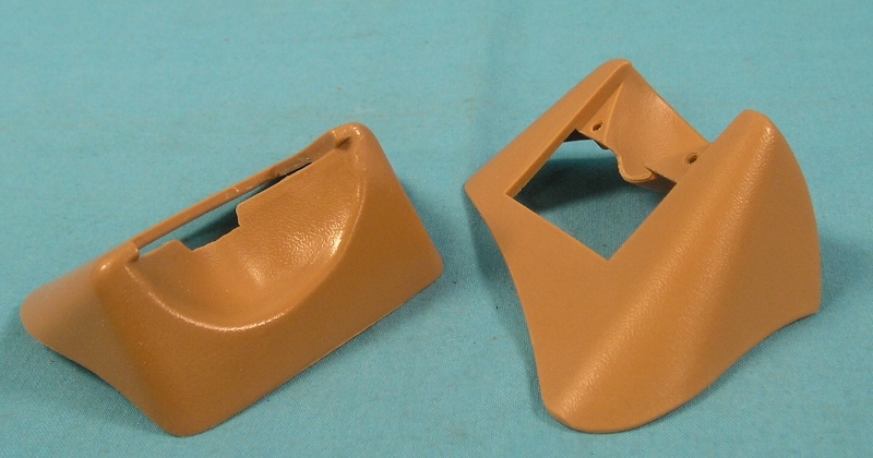 Rear Seat Lift Bar latch Covers - Tan (pair) - discount exempt